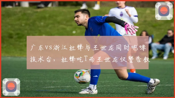 广东vs浙江杜锋与王世龙同时咆哮技术台，杜锋吃T而王世龙仅警告教头明星哨差距凸显